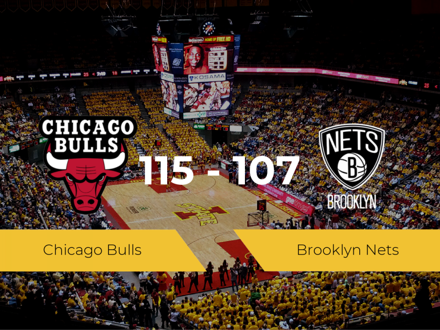 Chicago Bulls vence a Brooklyn Nets por 115-107