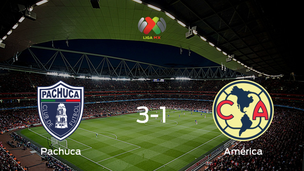 Resumen, Resultados, Goles y Tarjetas de Pachuca 3-1 América en la Liga MX de Clausura