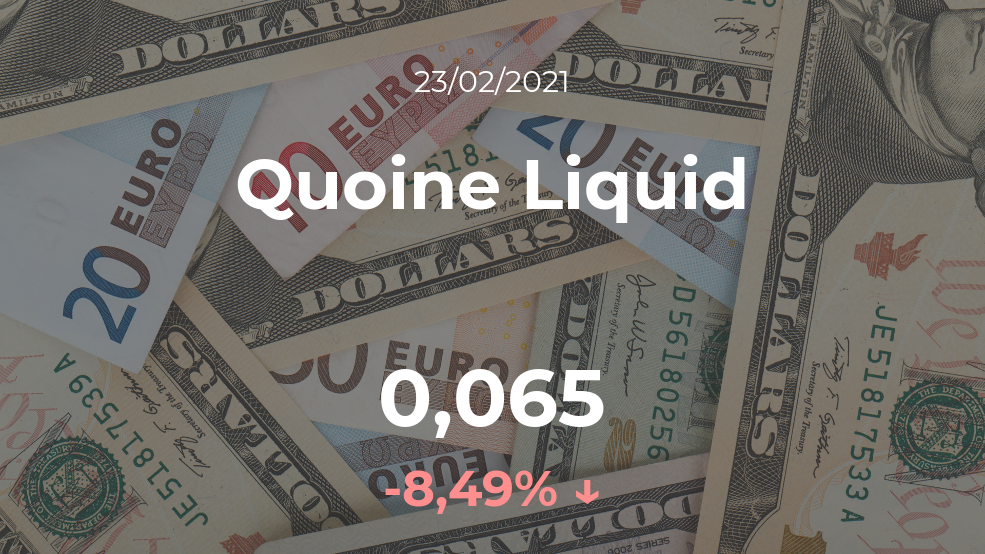 Cotización del Quoine Liquid del 23 de febrero Cotización del Quoine Liquid del 23 de febrero