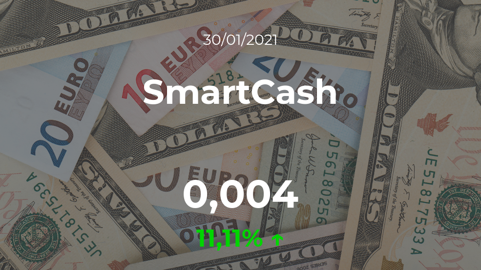 Cotización del SmartCash del 30 de enero Cotización del SmartCash del 30 de enero