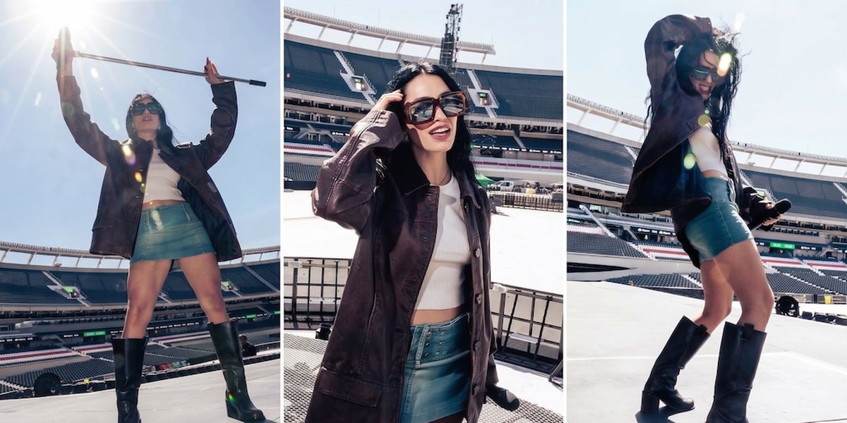 Lali Espósito en el estadio Monumental