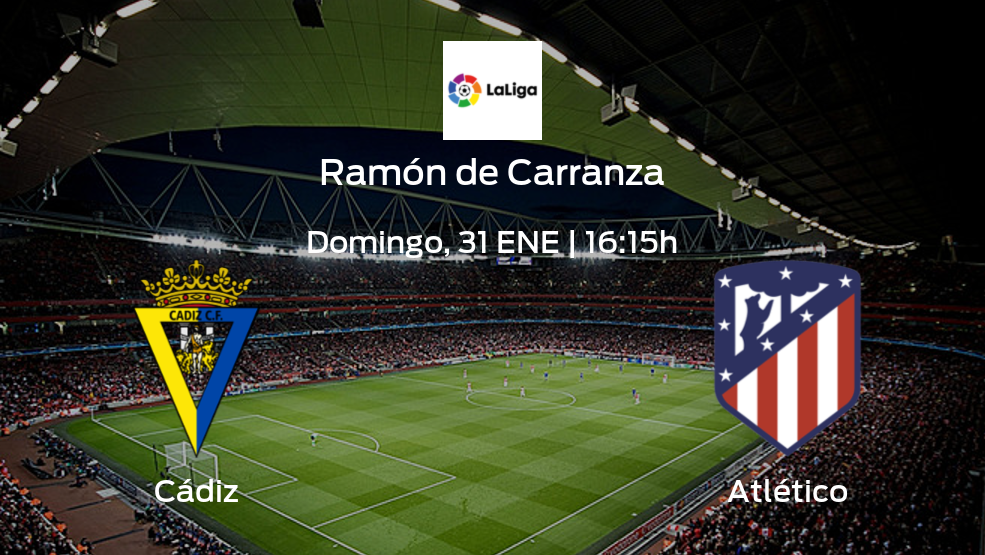 Previa del partido: el Atlético de Madrid defiende su liderato ante el Cádiz