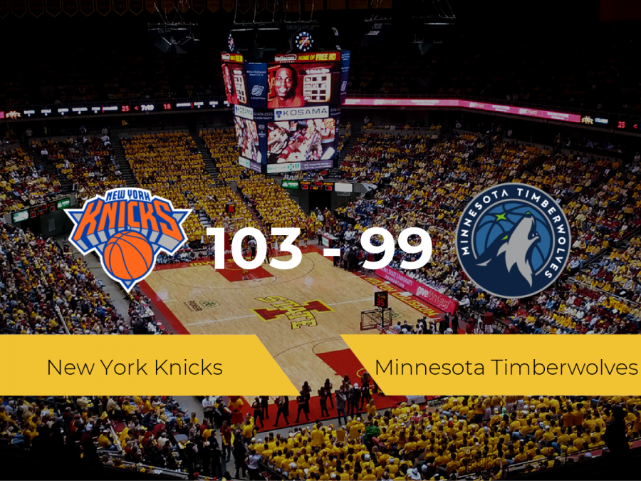 New York Knicks vence a Minnesota Timberwolves (103-99)