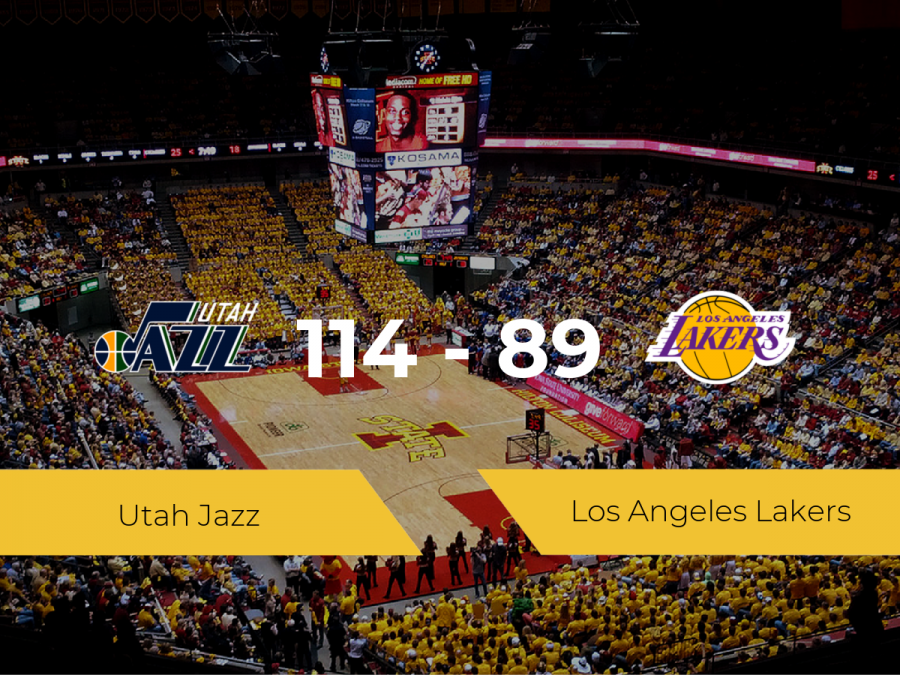 Utah Jazz se hace con la victoria contra Los Angeles Lakers por 114-89