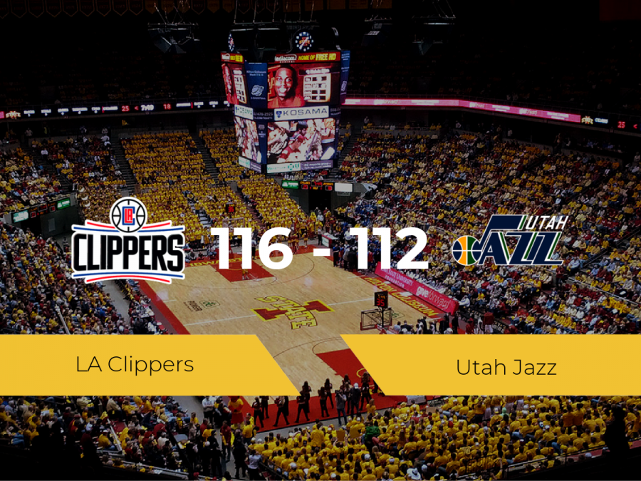 LA Clippers se lleva la victoria frente a Utah Jazz por 116-112