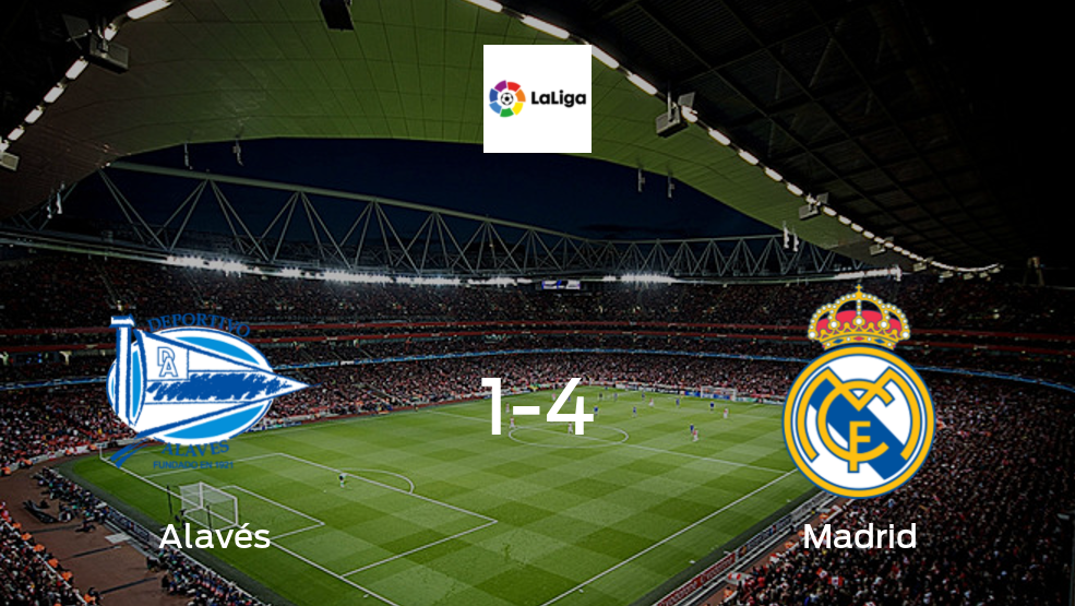 Goleada de Real Madrid ante Alavés (4-1)