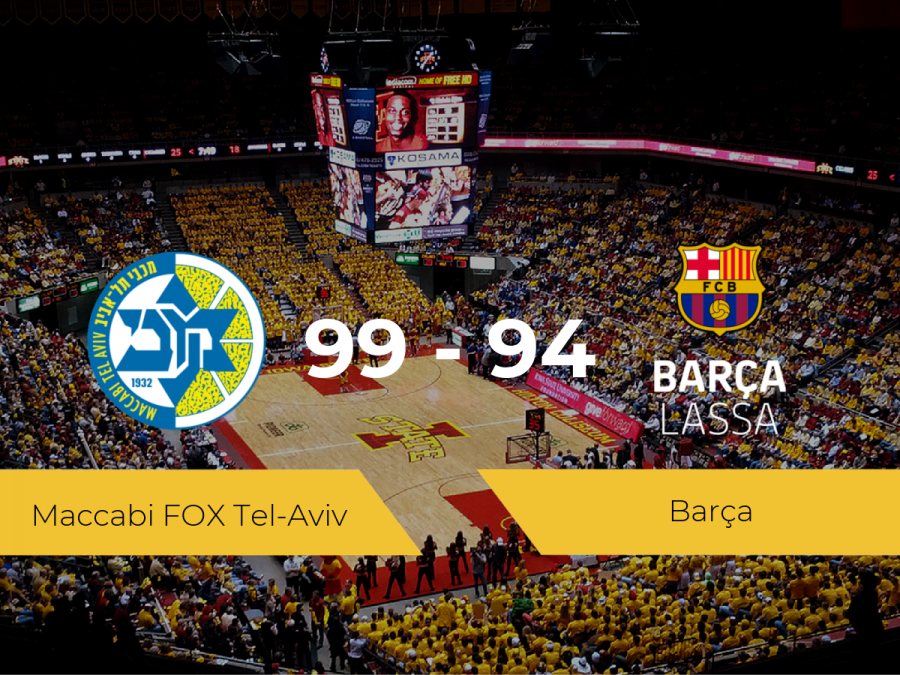 El Maccabi FOX Tel-Aviv logra ganar al Barça (99-94)