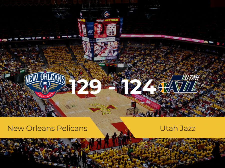 New Orleans Pelicans se queda con la victoria frente a Utah Jazz por 129-124