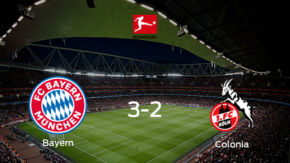 Bayern de Múnich - Colonia (3-2): Mira cómo fue su choque en el Allianz Arena durante la jornada 2
