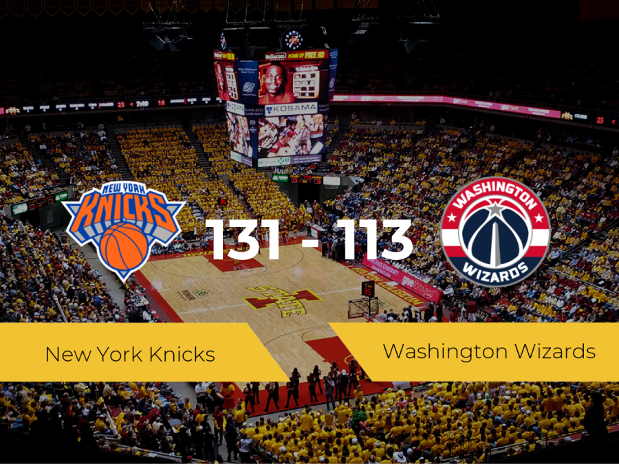 New York Knicks se hace con la victoria contra Washington Wizards por 131-113