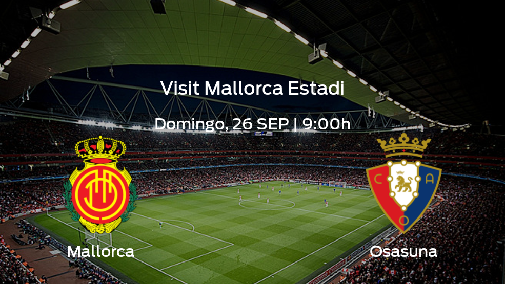 Mallorca vs Osasuna | Horario, alineaciones y detalles de su duelo de la jornada 7