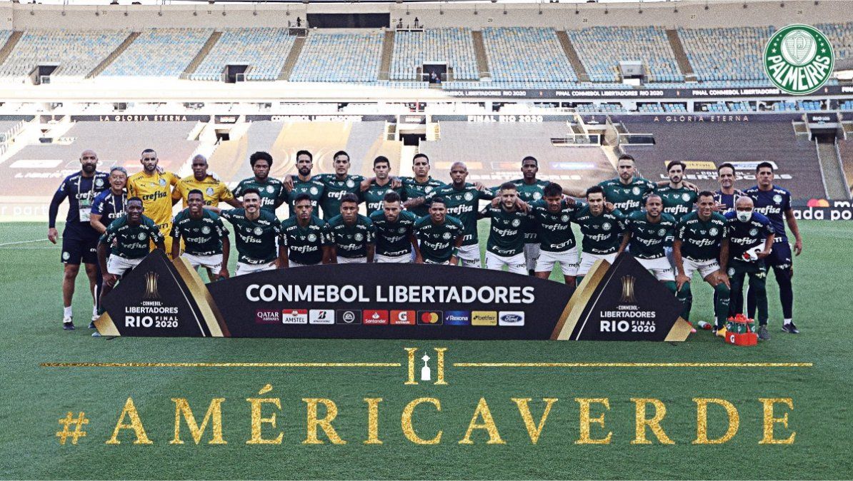 Palmeiras cerró la peor participación de un equipo de la Conmebol. | Foto: Twitter del Palmeiras