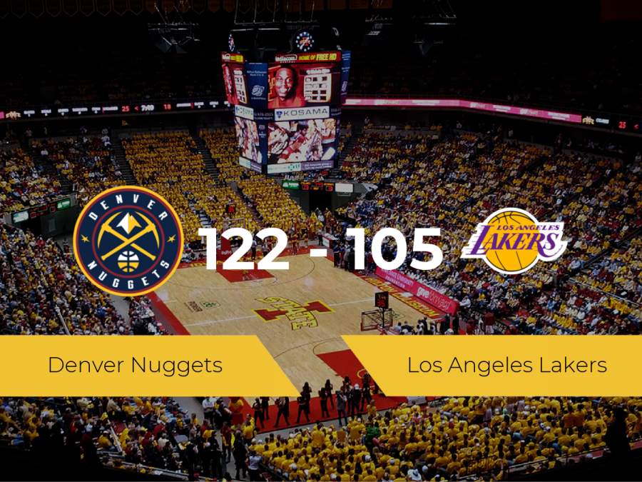 Victoria de Denver Nuggets ante Los Angeles Lakers por 122-105