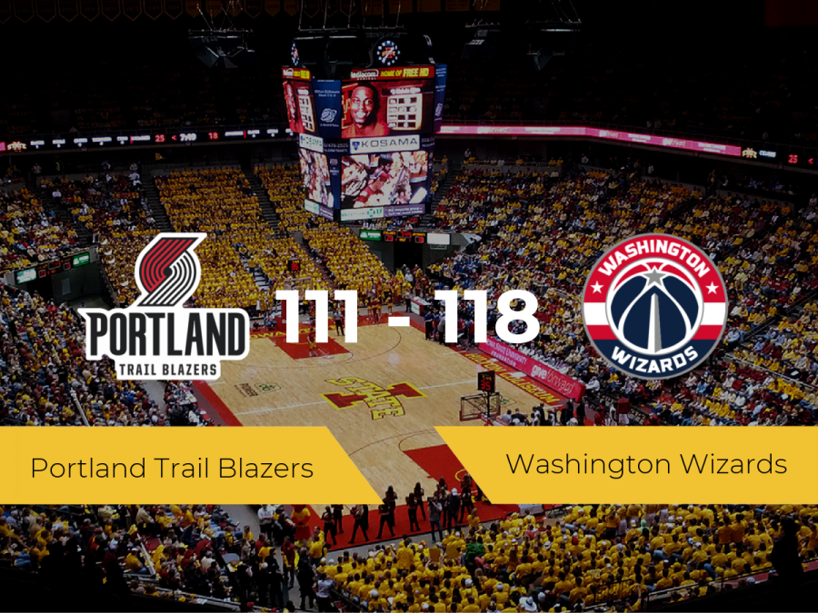 Washington Wizards se hace con la victoria contra Portland Trail Blazers por 111-118