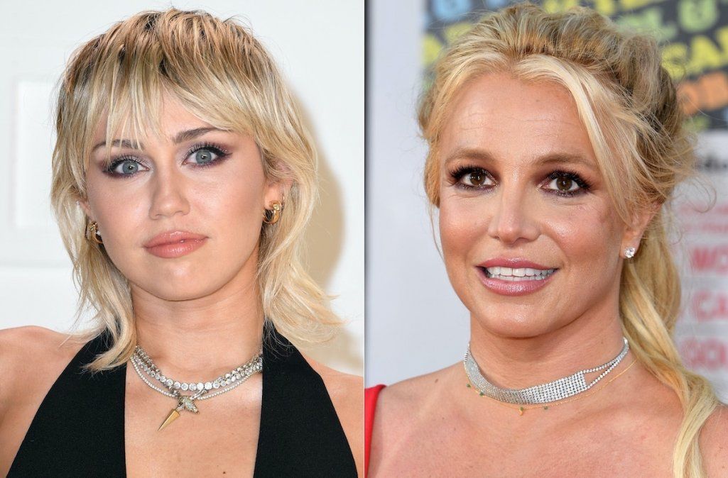 Miley Cyrus y Britney Spears