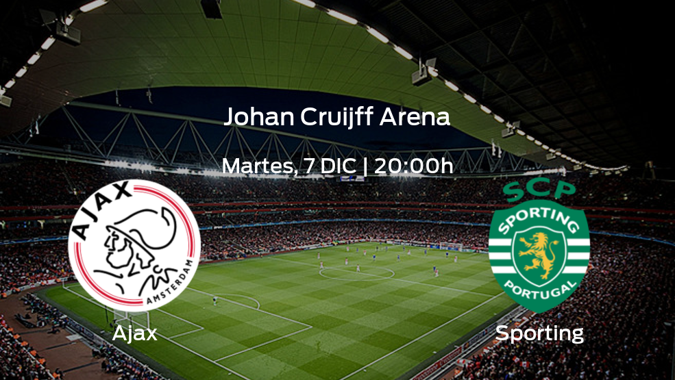 Previa del partido: el Ajax recibe al Sporting CP Previa del partido: el Ajax recibe al Sporting CP