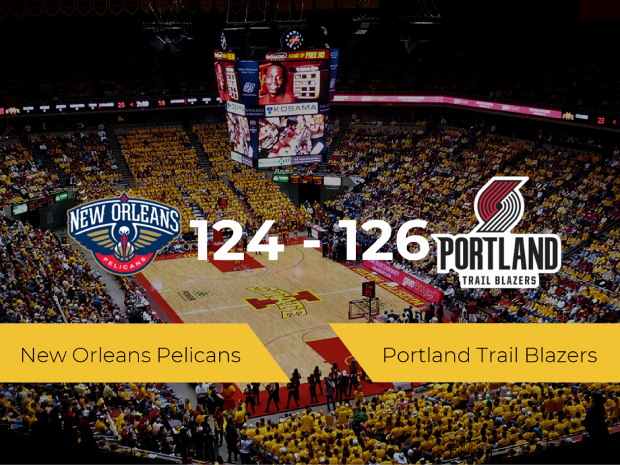 Portland Trail Blazers consigue la victoria frente a New Orleans Pelicans por 124-126