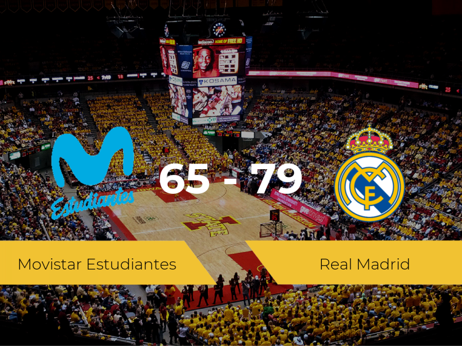 El Real Madrid consigue la victoria frente al Movistar Estudiantes por 65-79