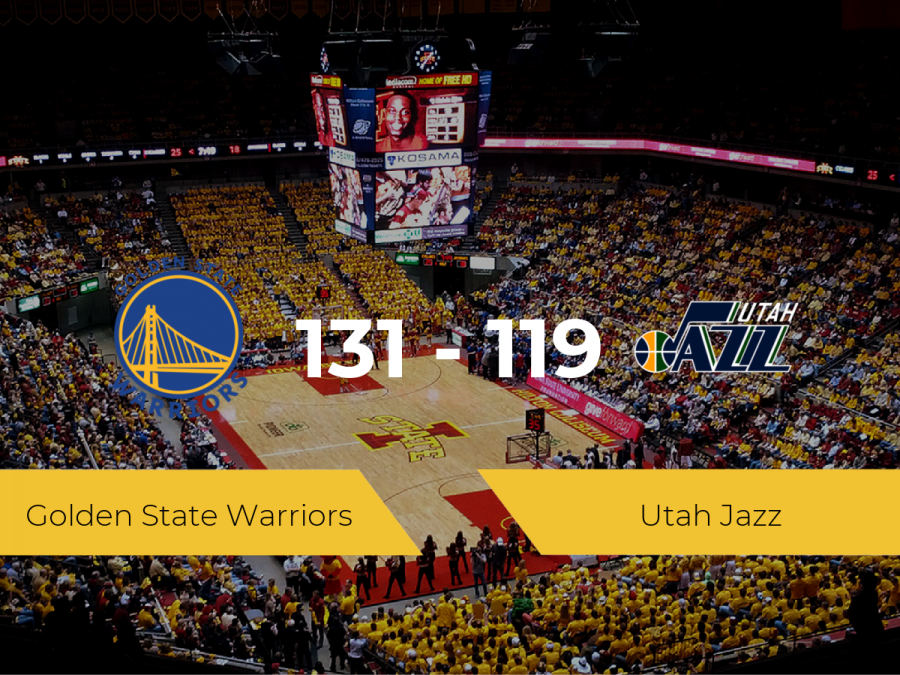 Triunfo de Golden State Warriors ante Utah Jazz por 131-119