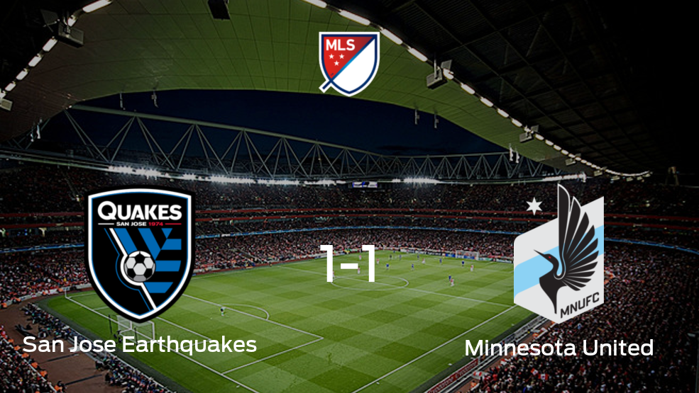 Todos los detalles del encuentro de San Jose Earthquakes con Minnesota United de la jornada 26 (1-1) Todos los detalles del encuentro de San Jose Earthquakes con Minnesota United de la jornada 26 (1-1)