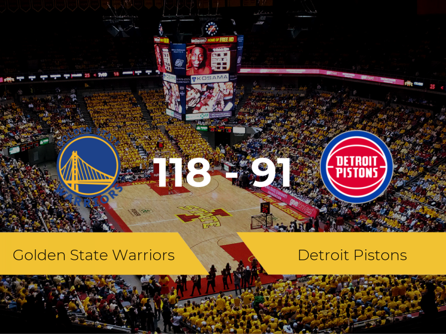 Victoria de Golden State Warriors ante Detroit Pistons por 118-91 Victoria de Golden State Warriors ante Detroit Pistons por 118-91