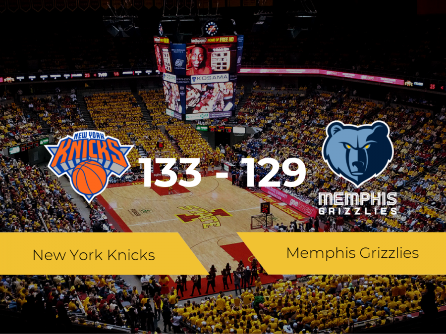 New York Knicks vence a Memphis Grizzlies (133-129)