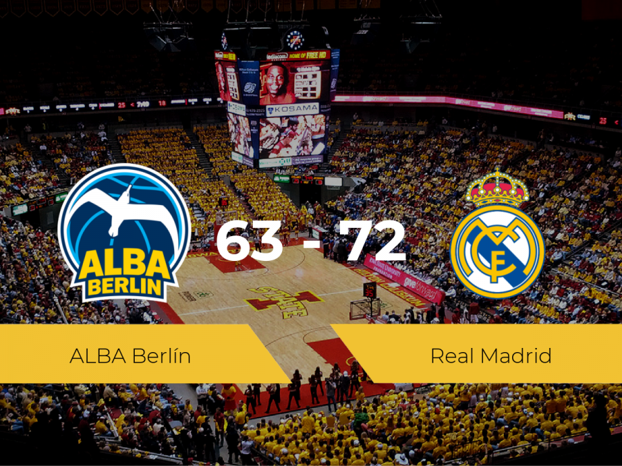 El Real Madrid se queda con la victoria frente al ALBA Berlín por 63-72