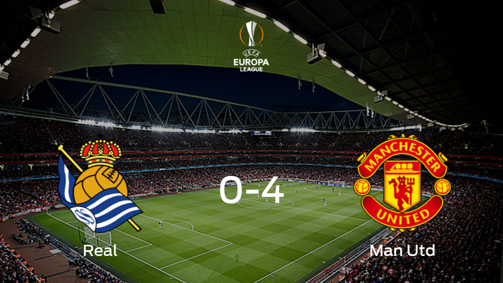 Manchester United golea 4-0 a Real Sociedad y da un gran paso hacia los octavos de final de la Europa League