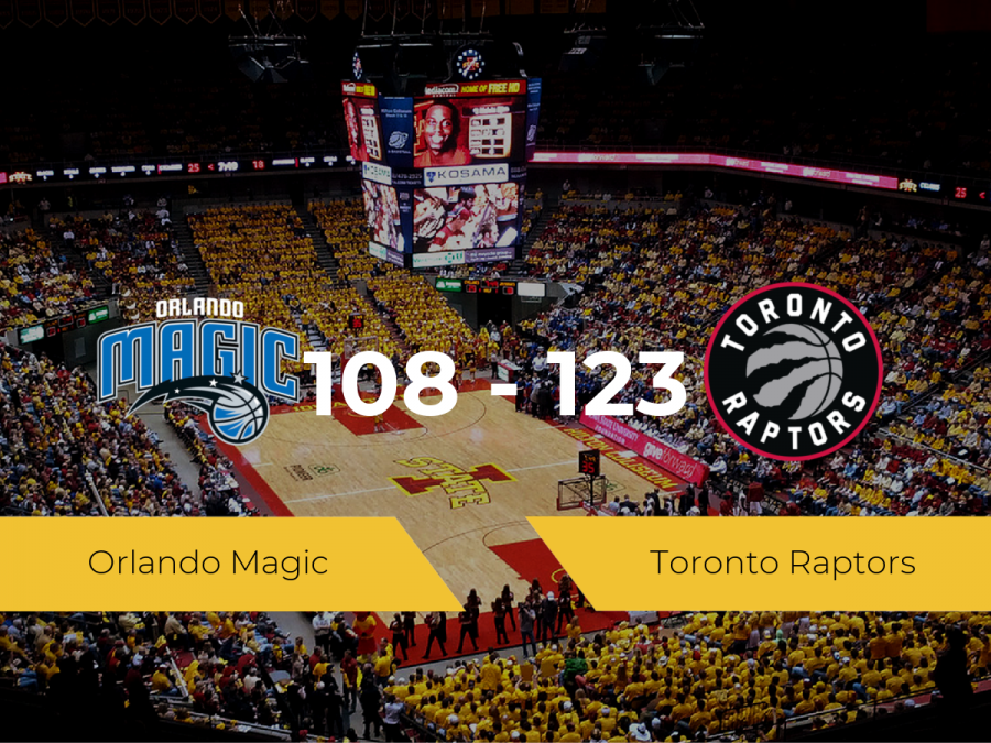 Victoria de Toronto Raptors ante Orlando Magic por 108-123
