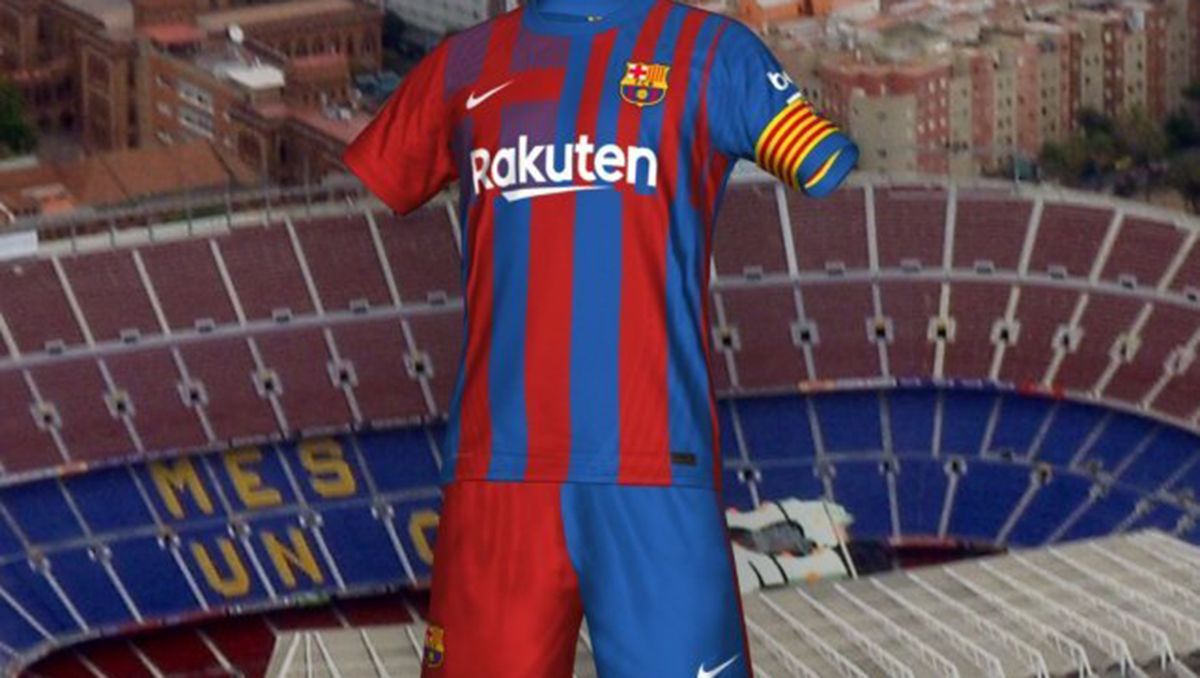 La nueva camiseta del FC Barcelona fue fabricada por Nike con poliéster 100% reciclado