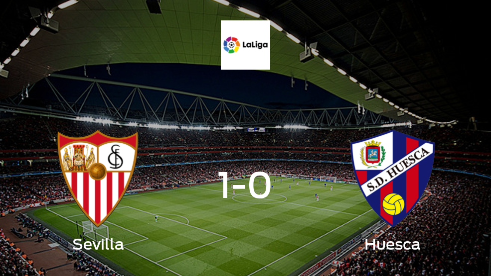 Sevilla consigue la victoria frente a Huesca en el segundo tiempo (1-0)