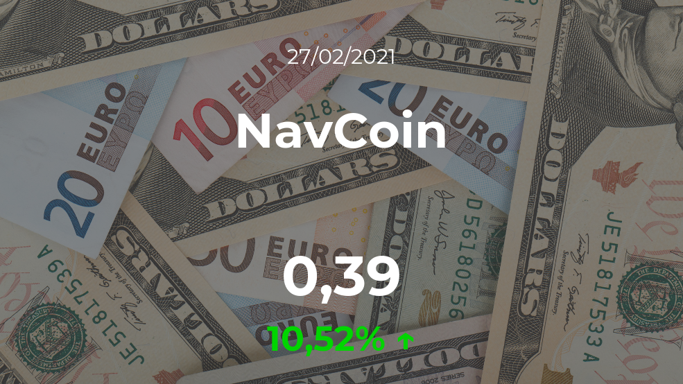 Cotización del NavCoin del 27 de febrero