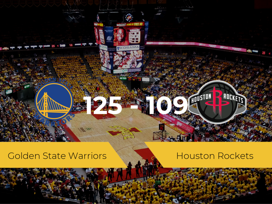 Golden State Warriors se impone por 125-109 frente a Houston Rockets