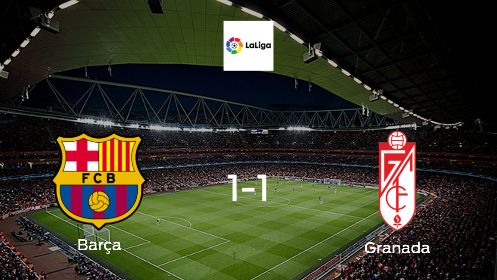 Todos los detalles del encuentro de Barcelona con Granada de la jornada 5 (1-1)