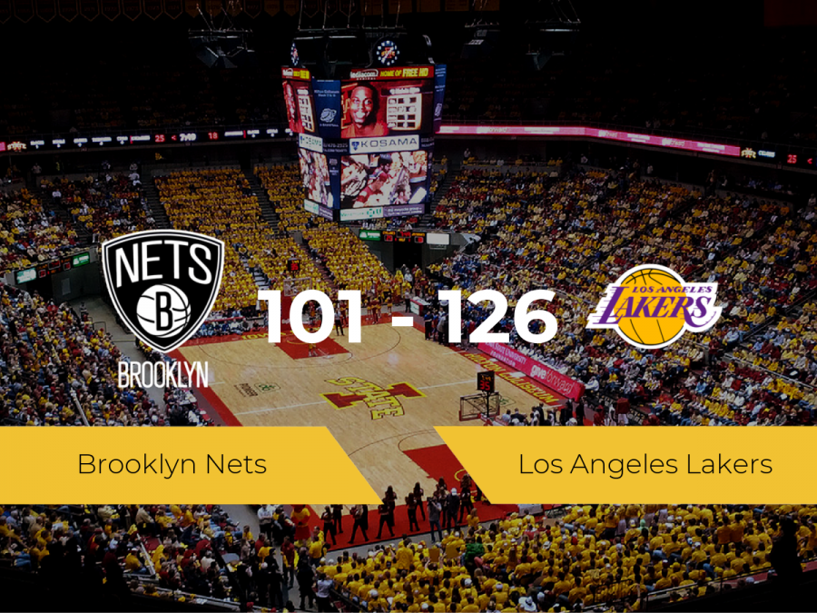 Los Angeles Lakers gana a Brooklyn Nets (101-126)