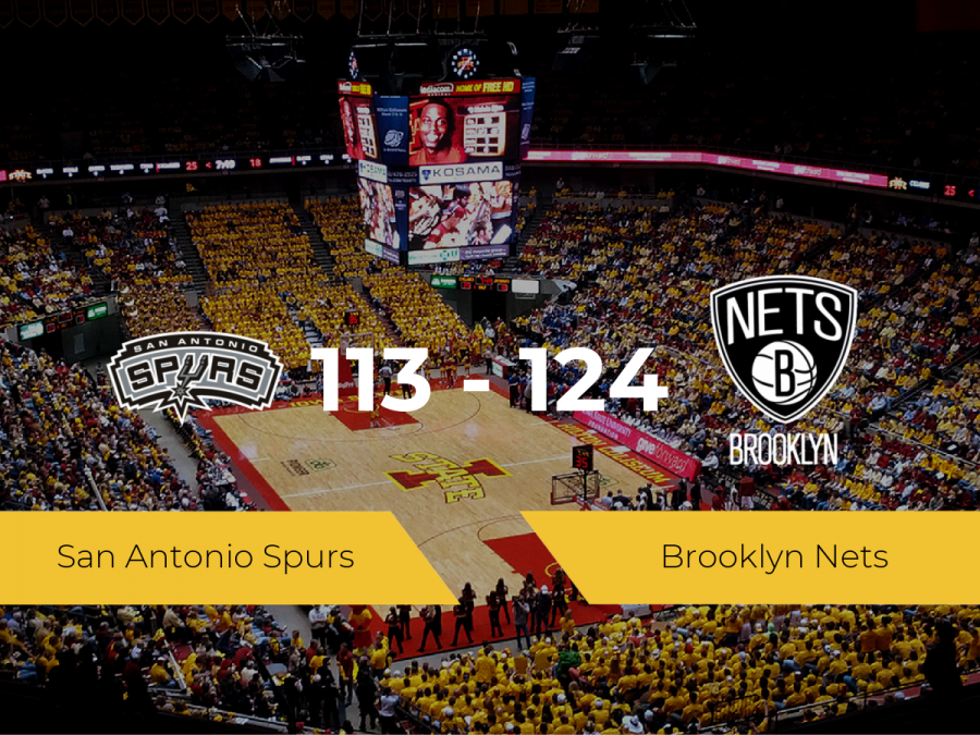 Brooklyn Nets se impone por 113-124 frente a San Antonio Spurs