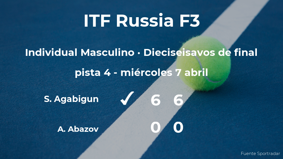 El tenista Sarp Agabigun pasa a los octavos de final del torneo ITF Russia F3 El tenista Sarp Agabigun pasa a los octavos de final del torneo ITF Russia F3