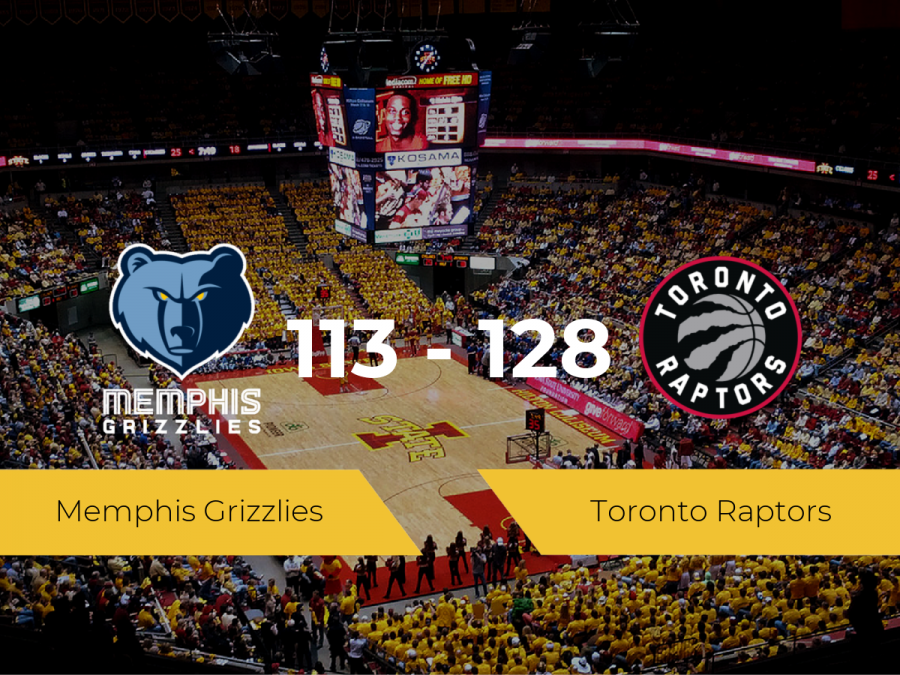 Toronto Raptors se hace con la victoria contra Memphis Grizzlies por 113-128