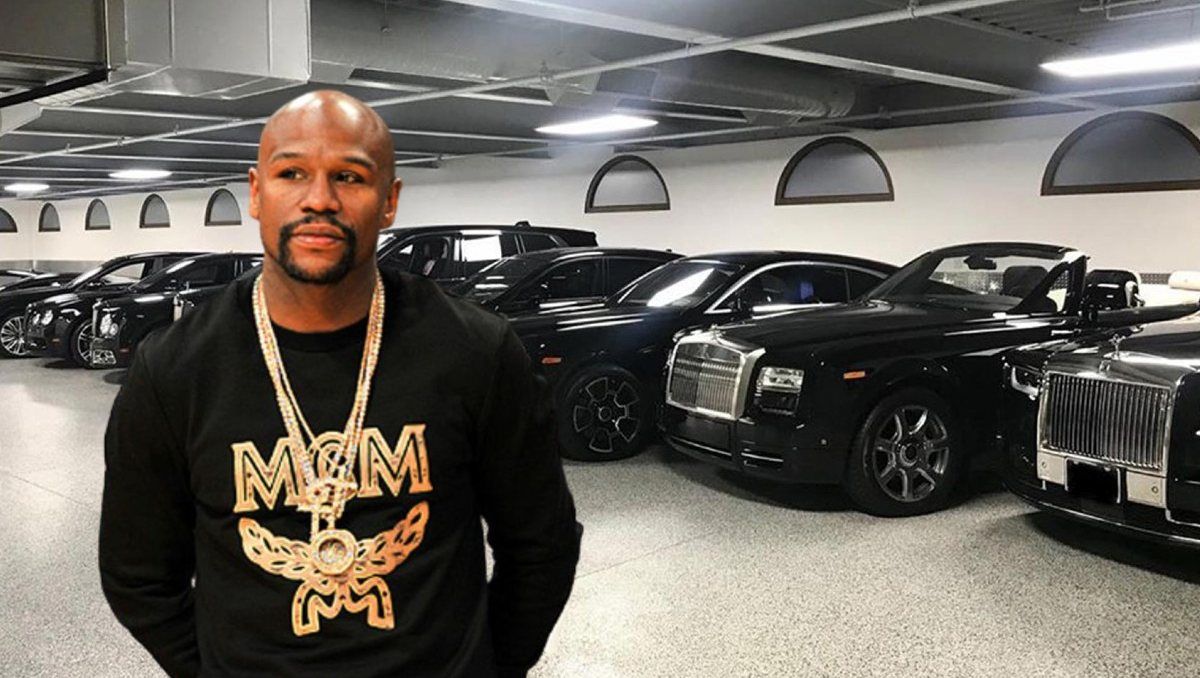 Floyd Mayweather asegura que tiene una colección de más de 100 autos.