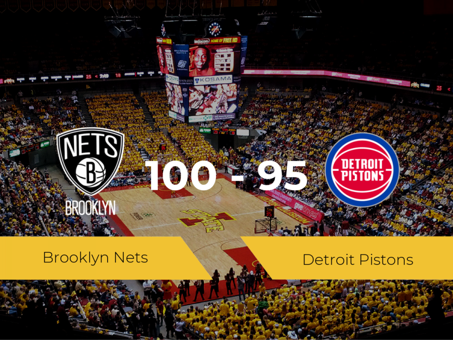 Brooklyn Nets se hace con la victoria contra Detroit Pistons por 100-95