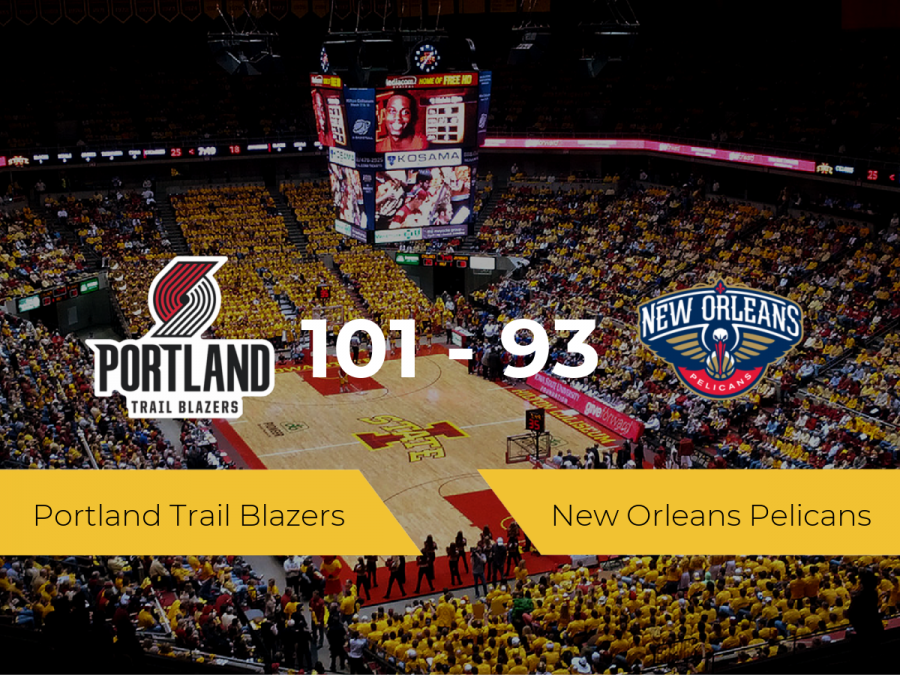 Portland Trail Blazers logra vencer a New Orleans Pelicans (101-93)