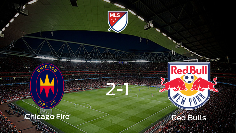 Resumen, Resultados, Goles y Tarjetas de Chicago Fire 2-1 New York Red Bulls en la Major League Soccer