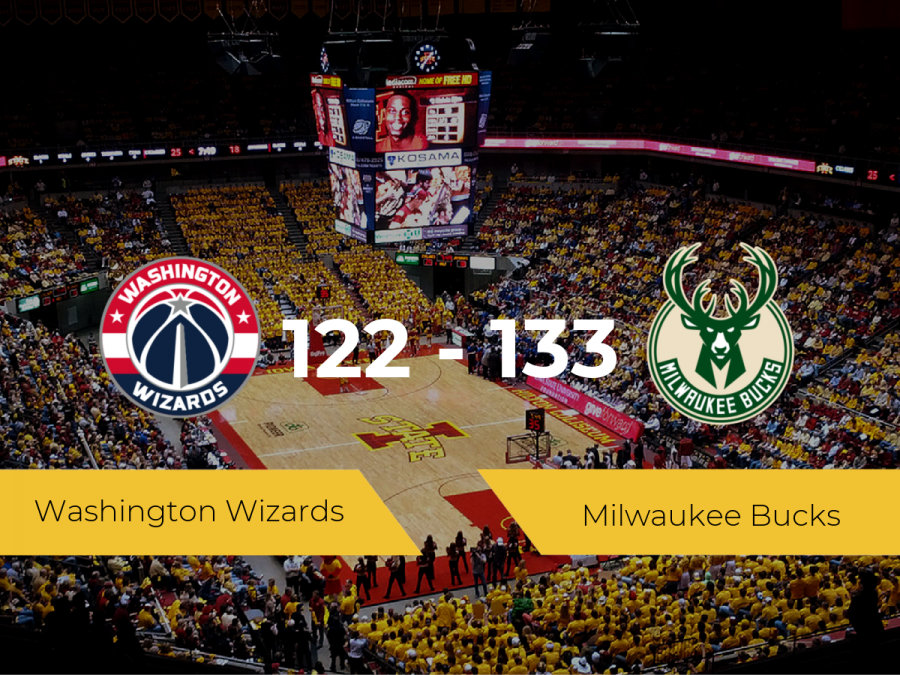 Milwaukee Bucks se lleva la victoria frente a Washington Wizards por 122-133