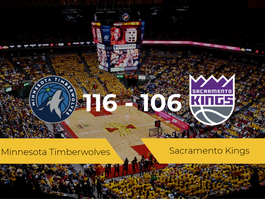 Minnesota Timberwolves consigue vencer a Sacramento Kings (116-106)