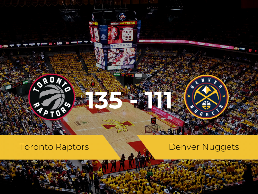 Toronto Raptors vence a Denver Nuggets por 135-111