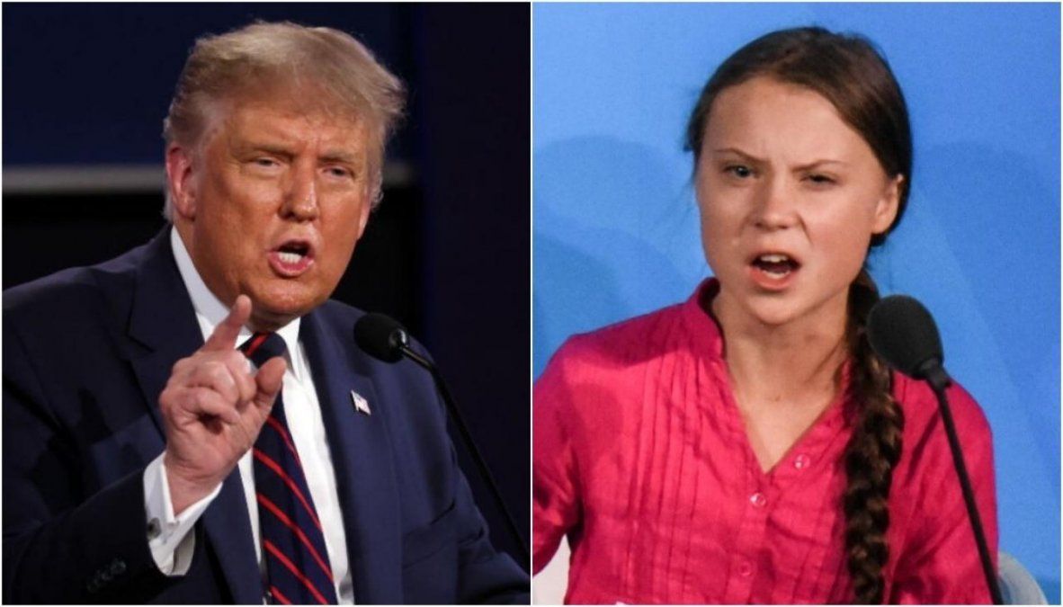 Donald Trump y Greta Thunberg