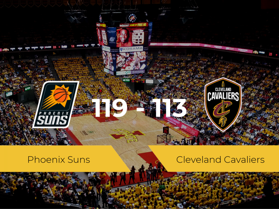 Phoenix Suns consigue la victoria frente a Cleveland Cavaliers por 119-113