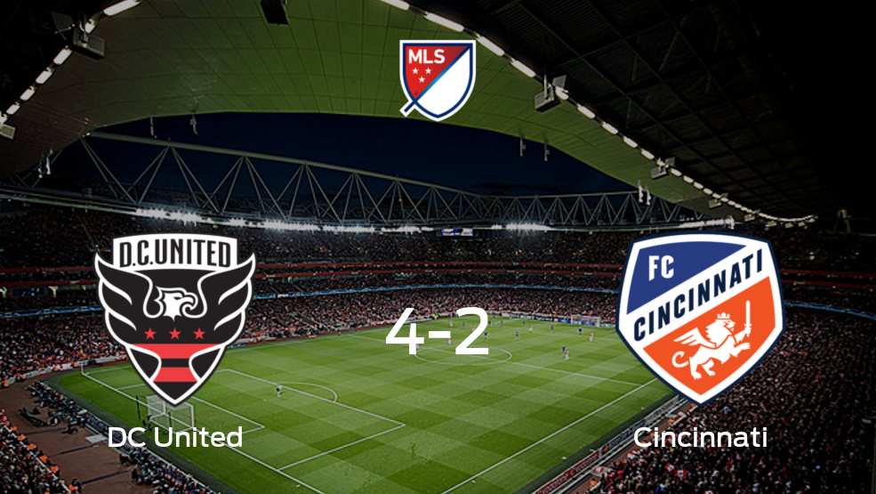 Así es cómo fue el partido de DC United con Cincinnati (4-2)