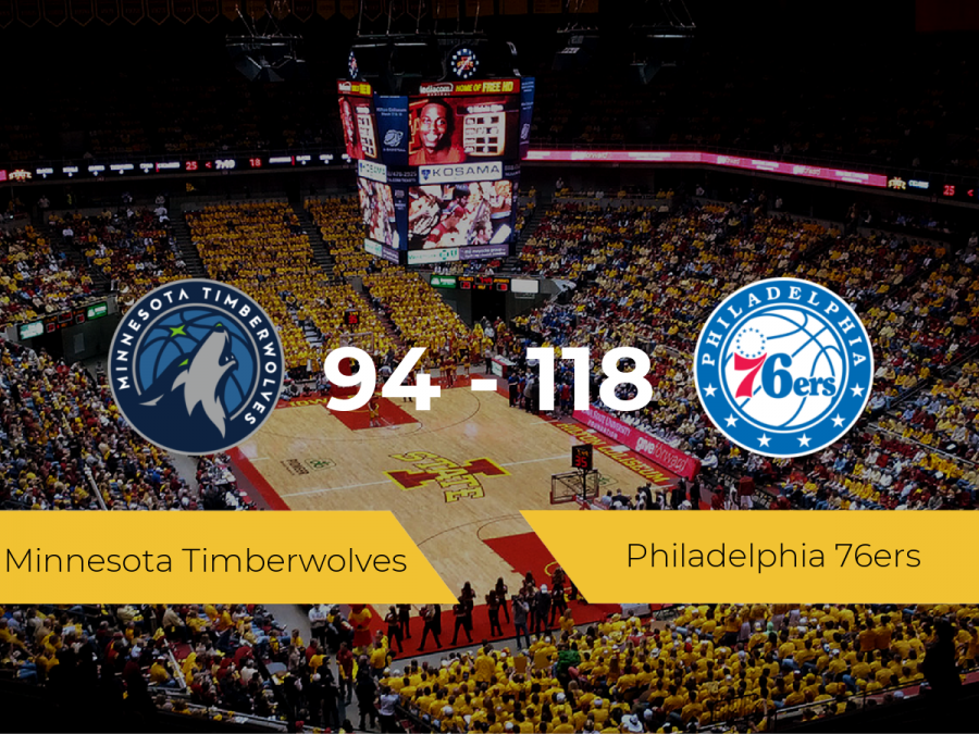 Philadelphia 76ers derrota a Minnesota Timberwolves por 94-118