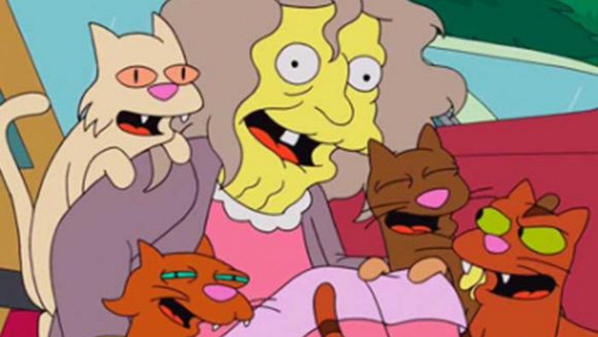 Los Simpsons: La verdadera historia de la loca de los gatos